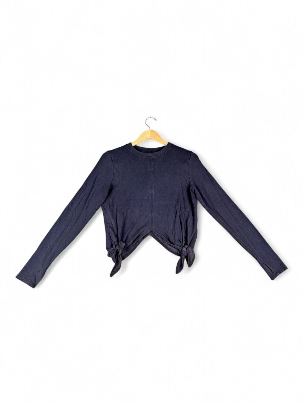 Athleta Women's Long Sleeve Tie-Front Tee Size S